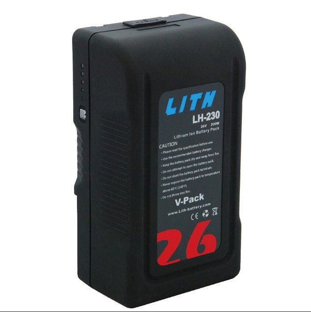 LH-230(26V 230Wh)Li-ion battery, high power battery